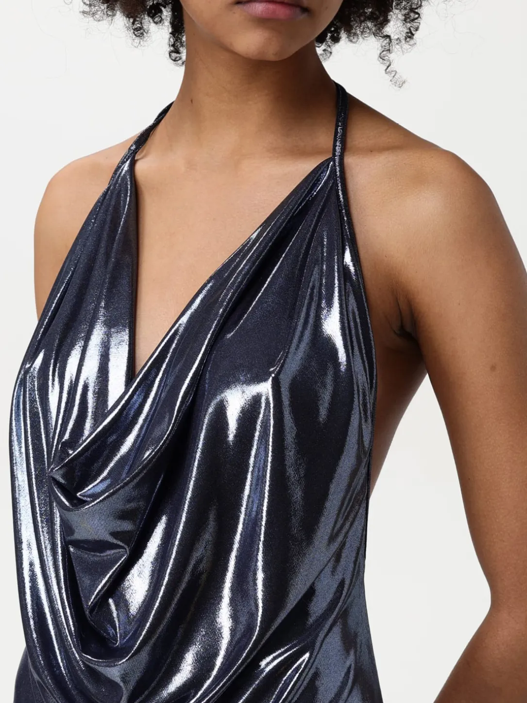 Abito Aniye by in tessuto lamè