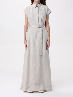 Abito chemisier Brunello Cucinelli in lino