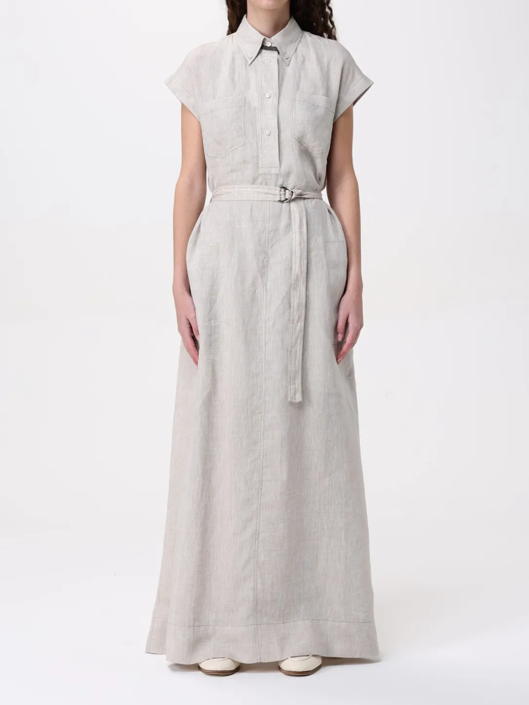 Abito chemisier Brunello Cucinelli in lino