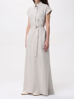 Abito chemisier Brunello Cucinelli in lino