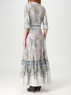 Abito chemisier Etro in cotone con stampa Paisley