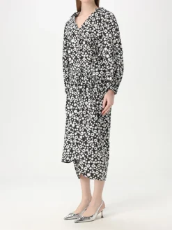 Abito chemisier Marni in cotone con stampa floreale