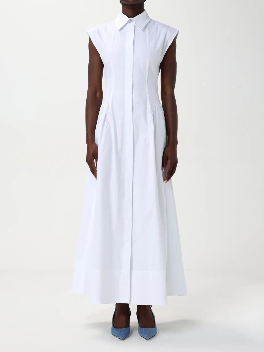 Abito chemisier Sportmax in popeline di cotone