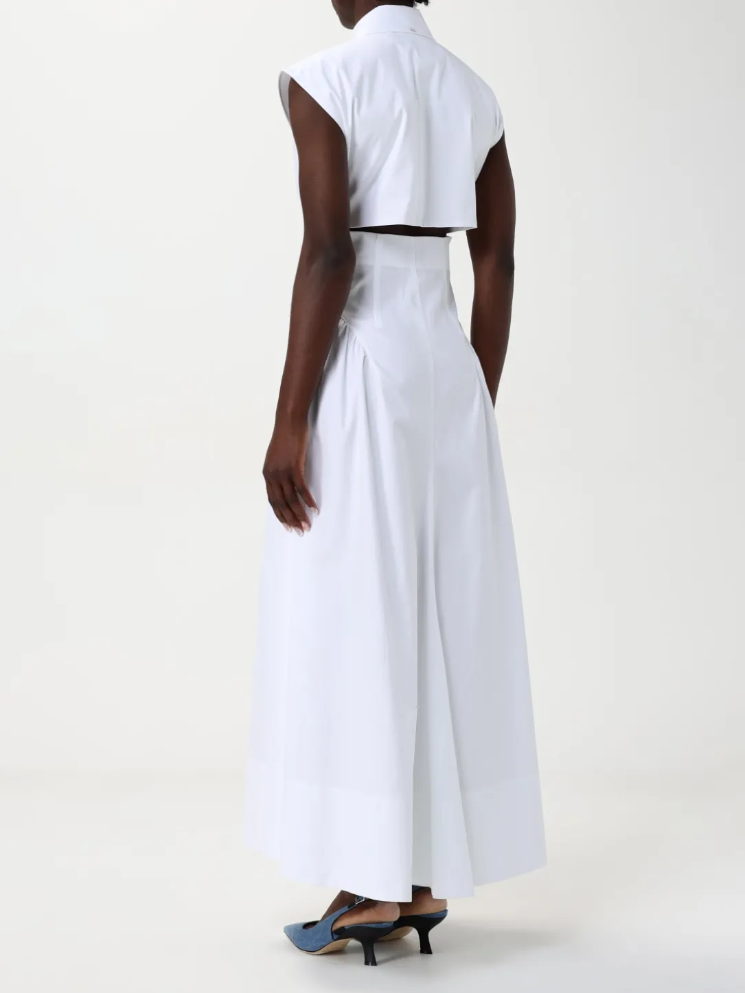 Abito chemisier Sportmax in popeline di cotone