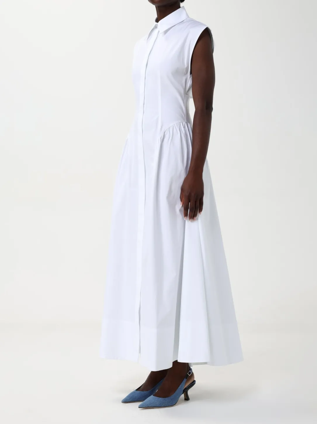 Abito chemisier Sportmax in popeline di cotone