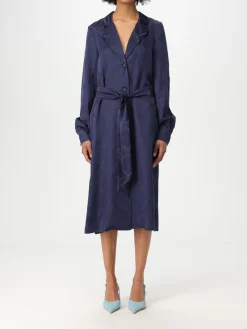 Abito chemisier Twinset in misto viscosa