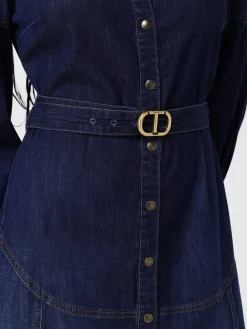 Abito chemisier Twinset in denim