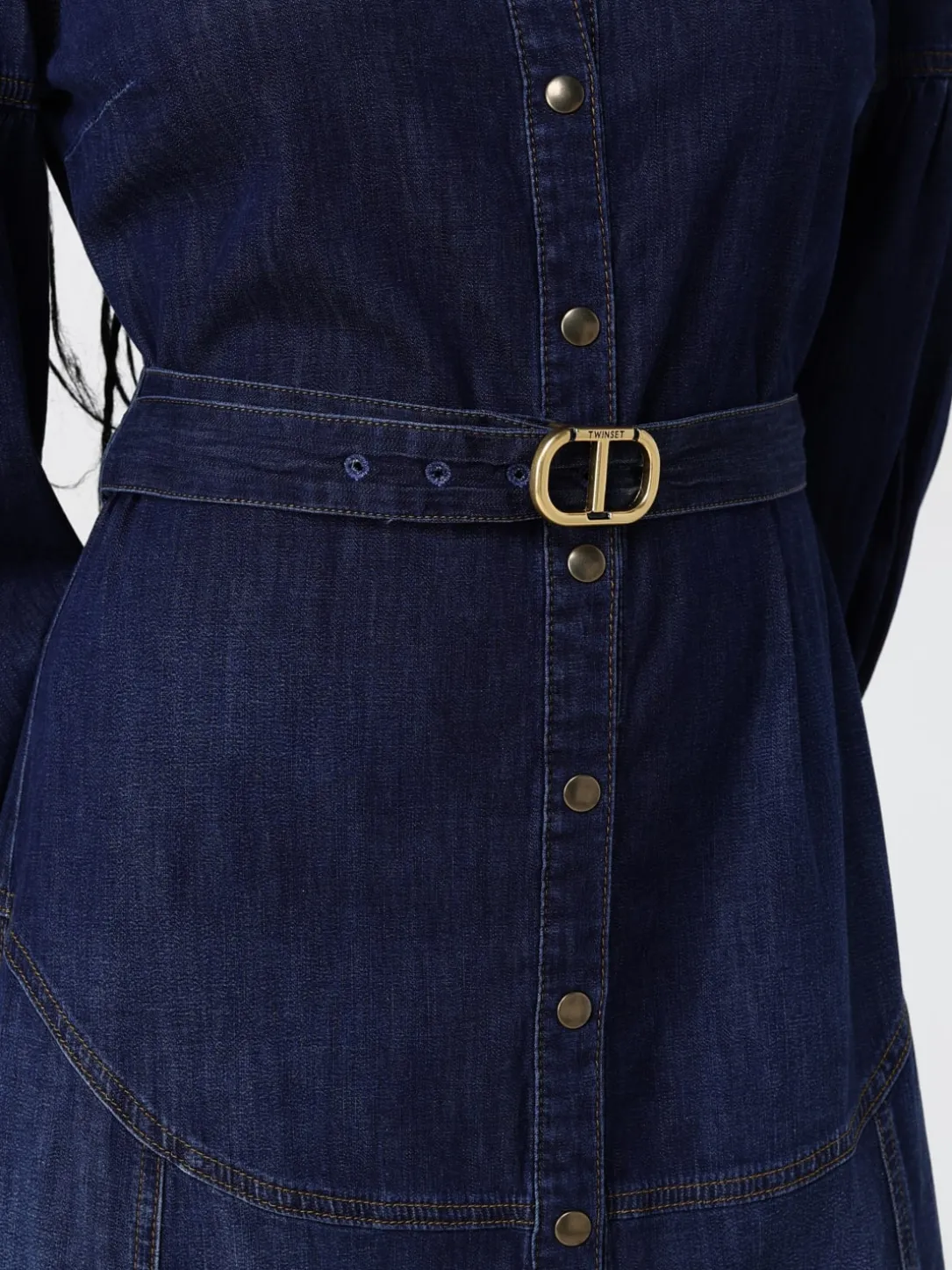 Abito chemisier Twinset in denim