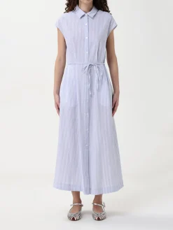 Abito chemisier Woolrich in cotone a righe