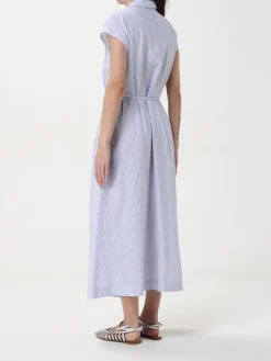 Abito chemisier Woolrich in cotone a righe