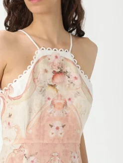 Abito di lino stampato Twinset