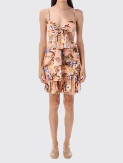 Abito donna Zimmermann in cotone con stampa floreale