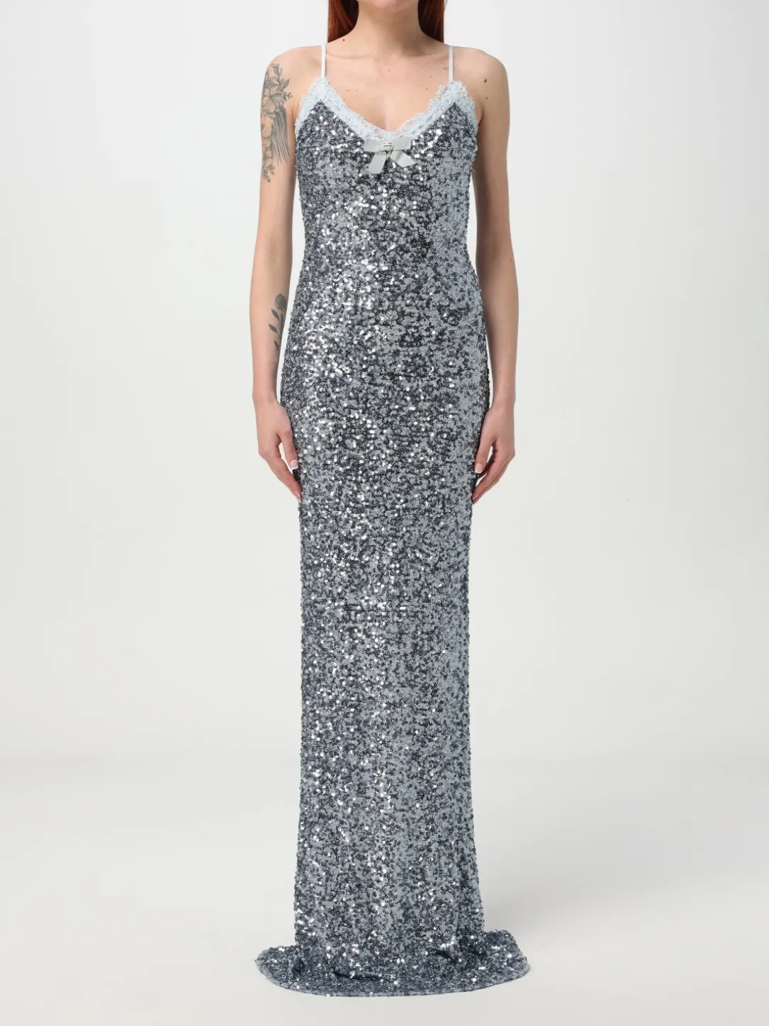 Abito Elisabetta Franchi in tessuto paillettato