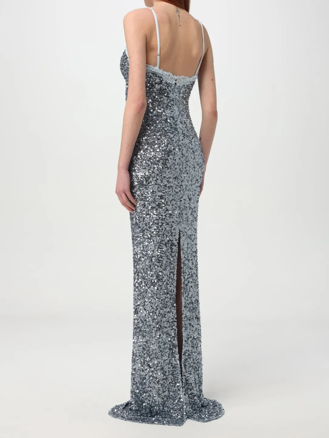 Abito Elisabetta Franchi in tessuto paillettato