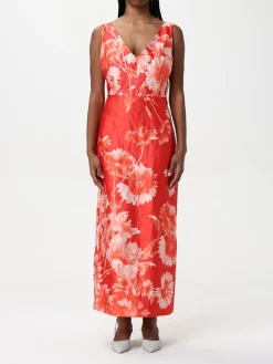 Abito Erdem in seta stampata