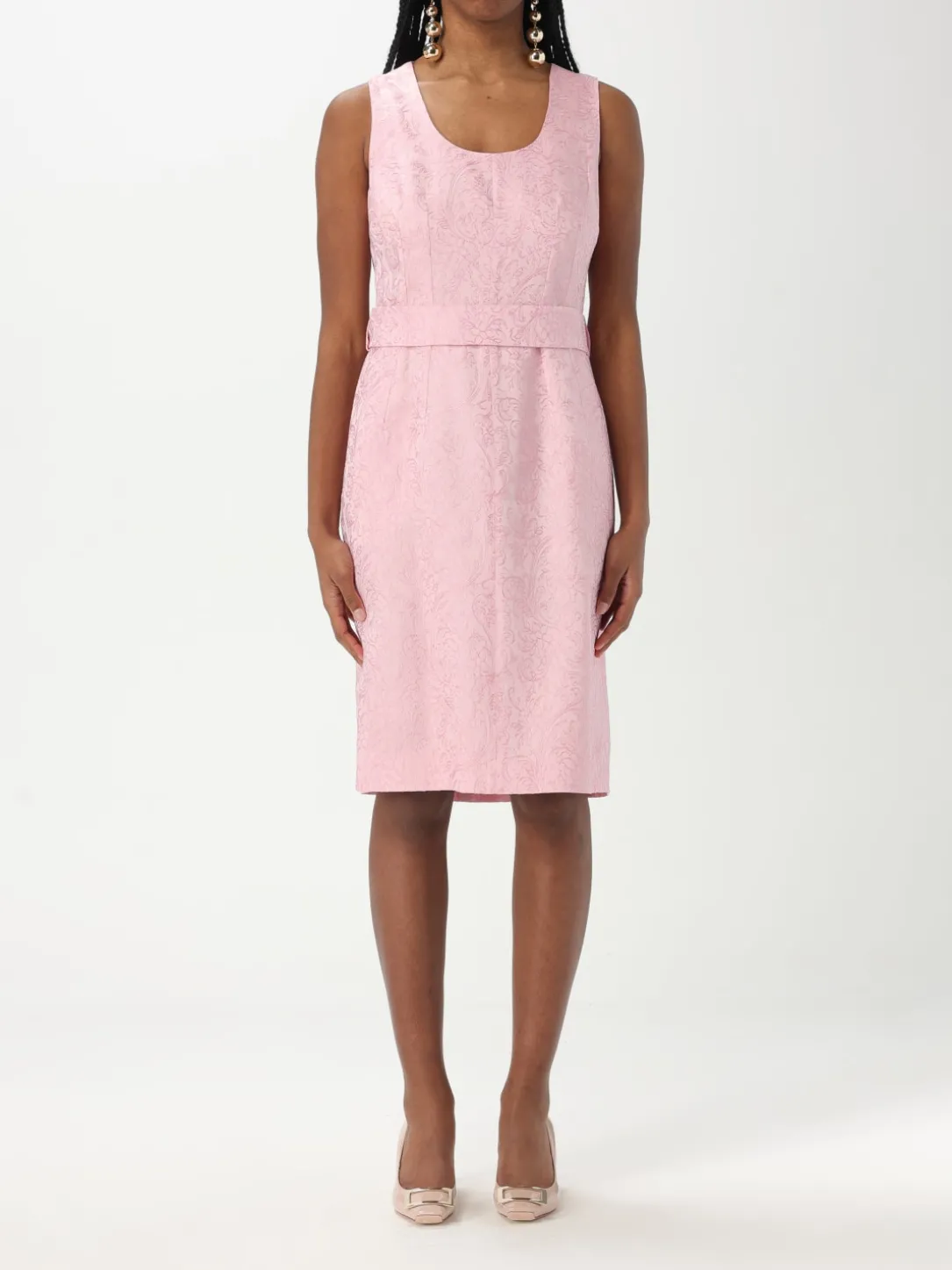 Abito Etro in misto seta con stampa Paisley