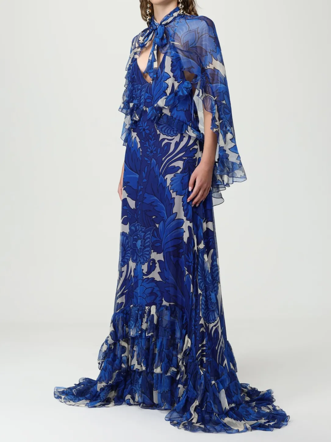 Abito Etro in seta con stampa floreale