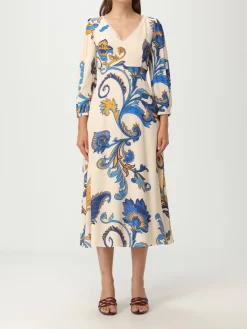 Abito Etro in viscosa con stampa Paisley