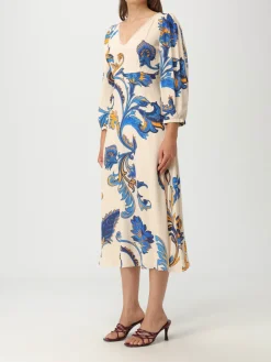 Abito Etro in viscosa con stampa Paisley