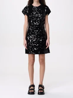 Abito Ganni in tessuto paillettato