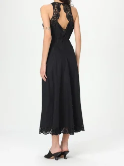 Abito in cotone con ricami Twinset