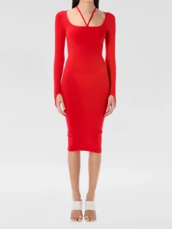 Abito in tessuto tecnico stretch Andreadamo