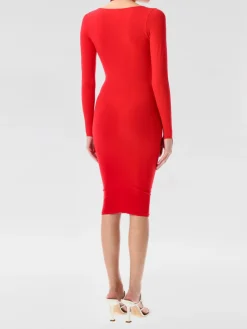 Abito in tessuto tecnico stretch Andreadamo