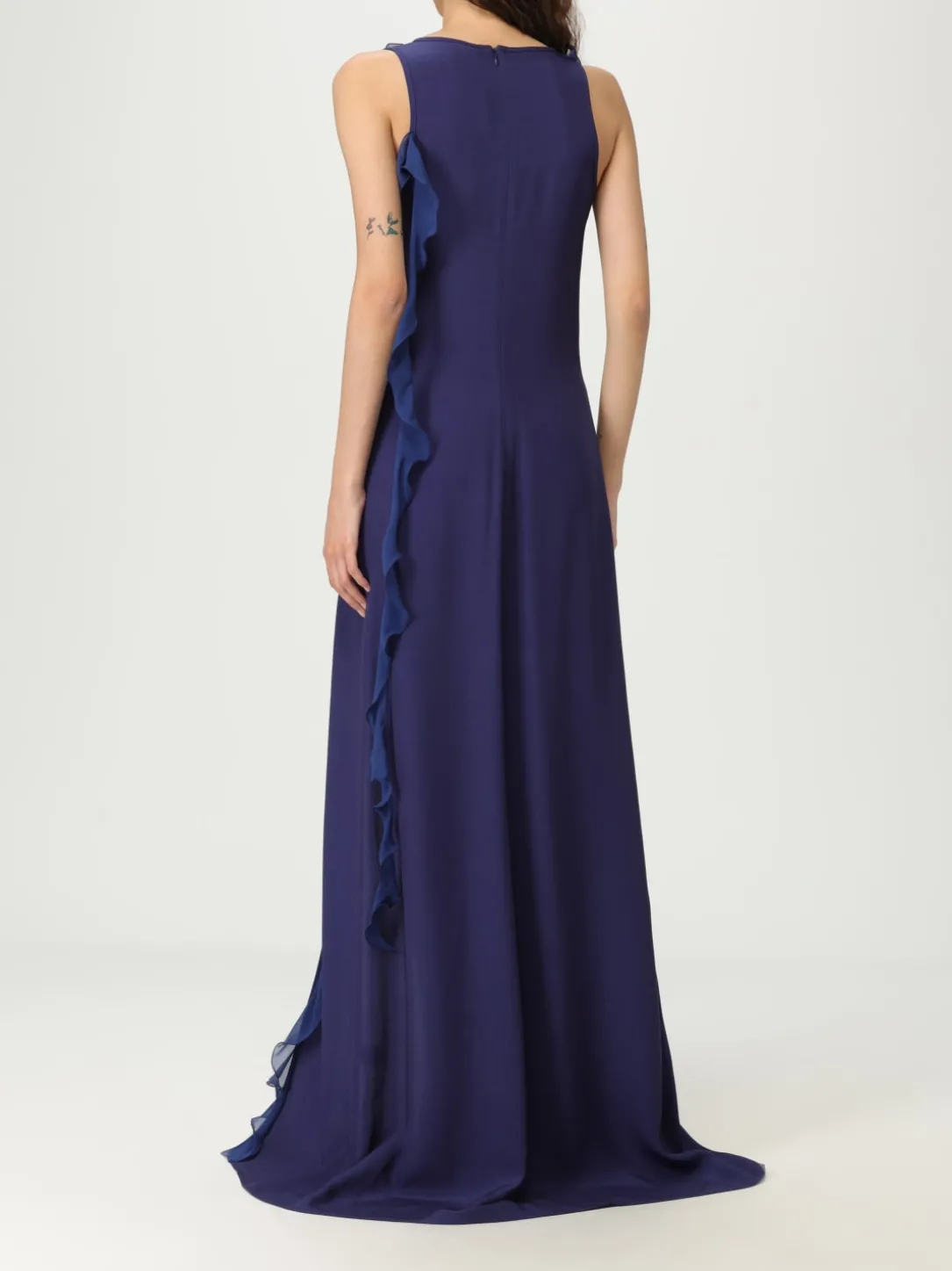 Abito Les Filles D'eva in crêpe con rouches