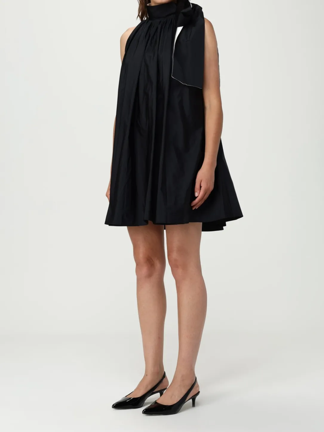 Abito Max Mara in misto seta con fiocco