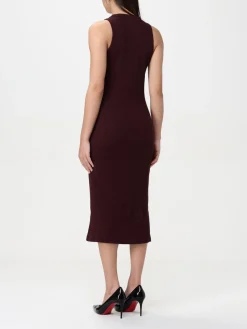 Abito midi McQueen in maglia di cotone