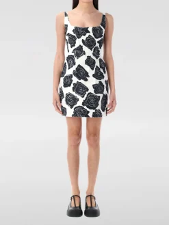 Abito mini Marni in cotone con stampa floreale