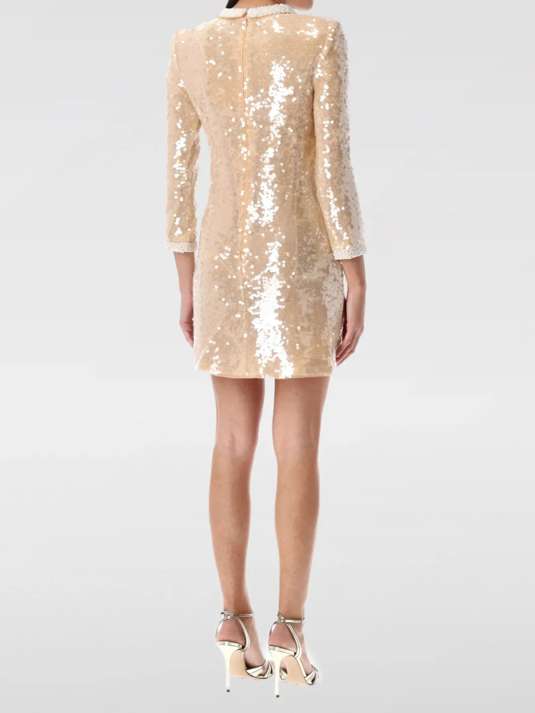 Abito mini Self-Portrait in tessuto paillettato