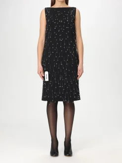 Abito Moschino Couture in crepe con applicazioni