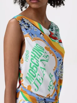Abito Moschino Jeans in viscosa stampata