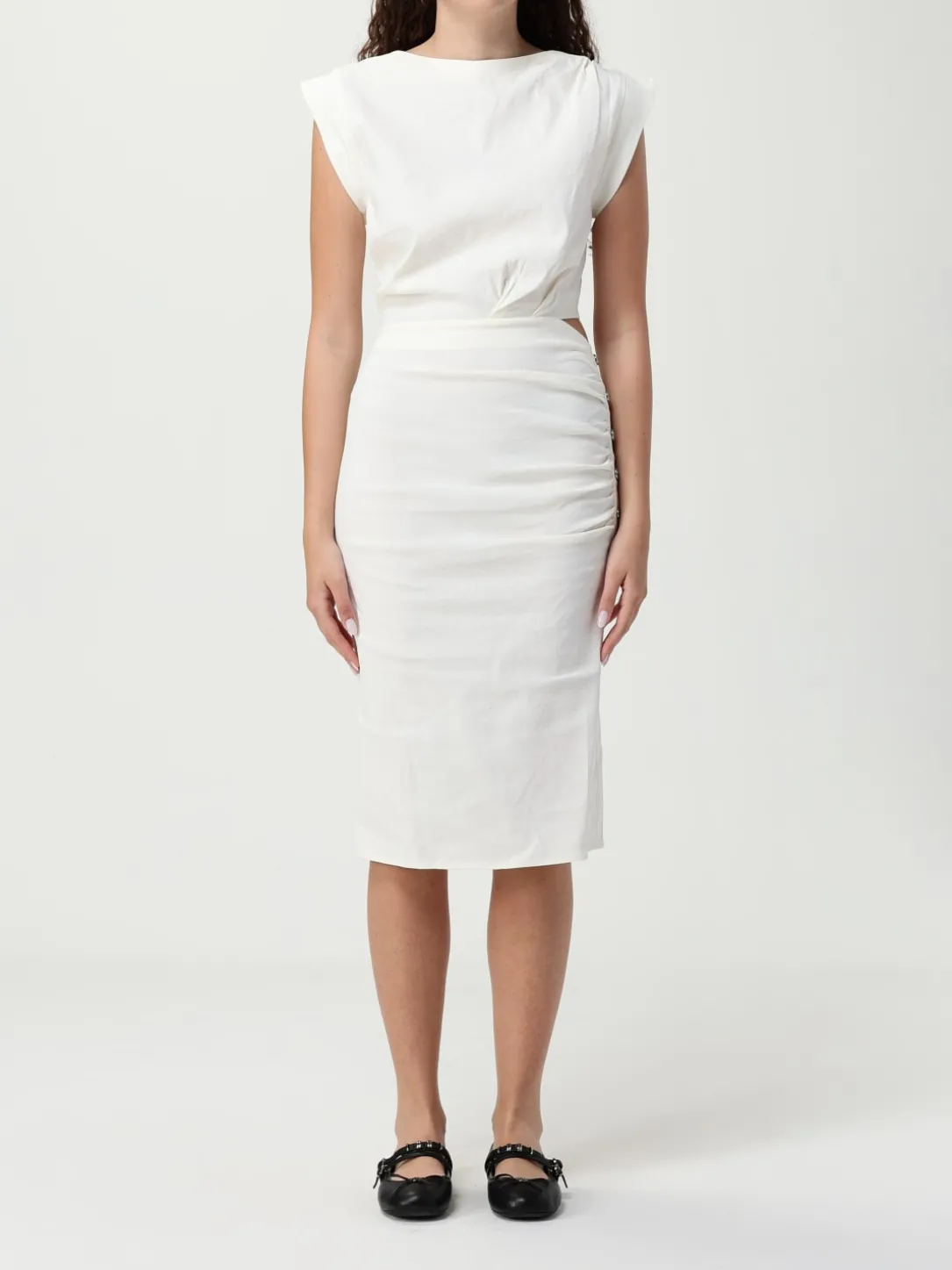 Abito Pinko in misto lino