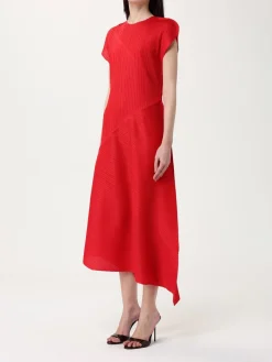 Abito plissettato Meimeij in crêpe