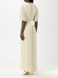 Abito plissettato Twinset in crêpe
