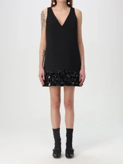 Abito Self-Portrait in crepe con paillettes