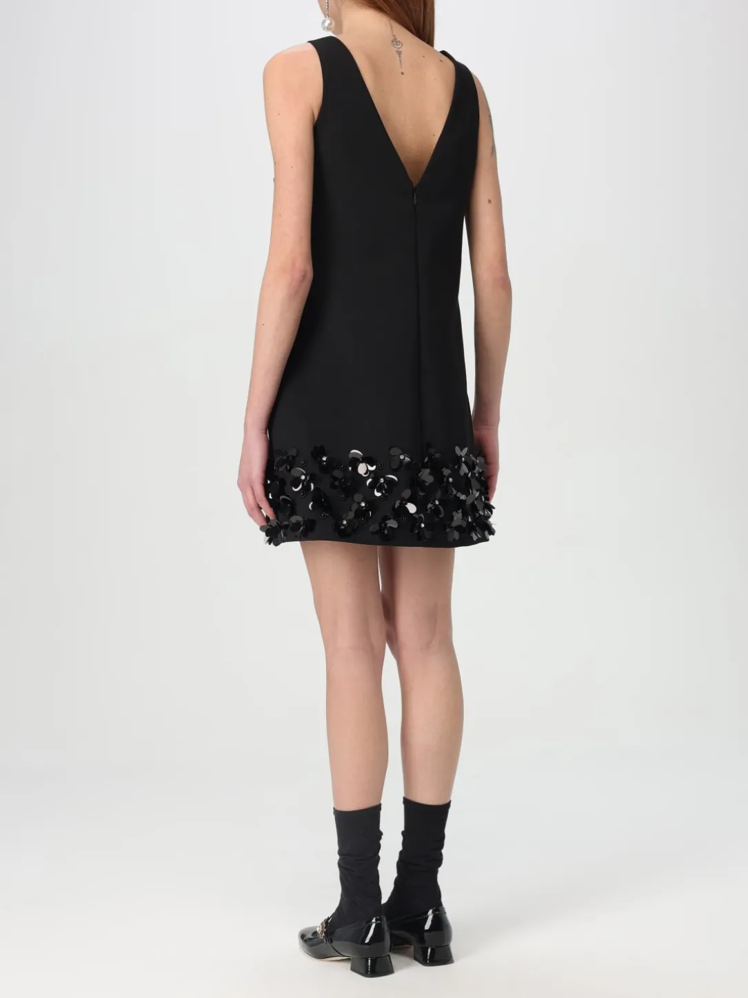 Abito Self-Portrait in crepe con paillettes