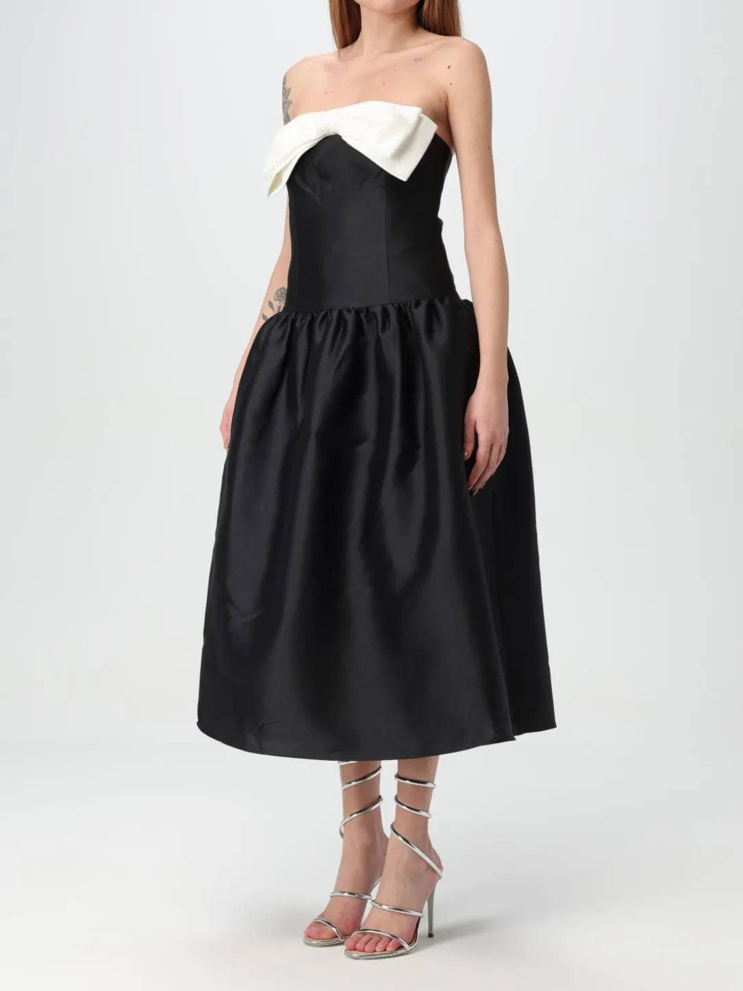 Abito Self-Portrait in taffetà