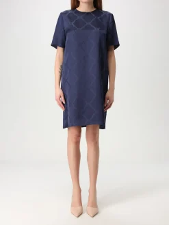 Abito Twinset in misto viscosa con stampa monogram