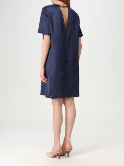 Abito Twinset in misto viscosa con stampa monogram