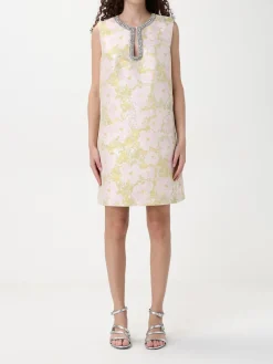 Abito Twisnet Actitude in crêpe con stampa floreale