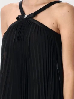 Abito Versace in misto seta plissettata