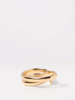 Anello Frills Bottega Veneta in argento 925 placcato oro 18kt