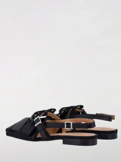 Ballerina Big Bow Ganni in raso