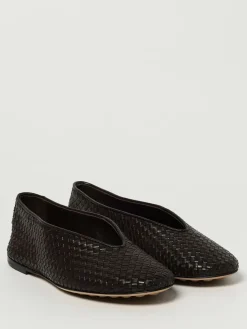Ballerina Bottega Veneta in pelle intrecciata