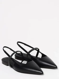 Ballerina Brunello Cucinelli in pelle con monile