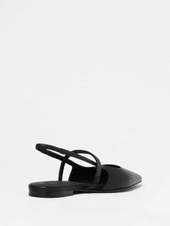 Ballerina Brunello Cucinelli in pelle con monile