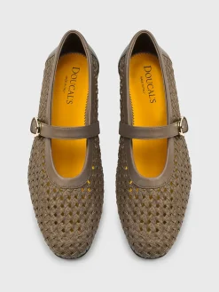 Ballerina Doucal's in nappa intrecciata